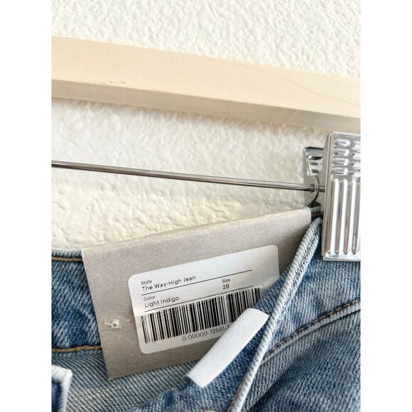 Everlane The Way-High Straight Jean Light Indigo 29 Regular NWT - Picture 7 of 10